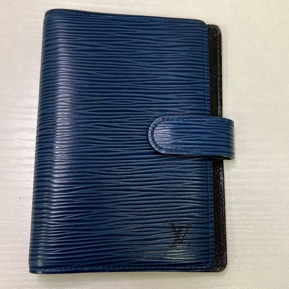 💎 LOUIS VUITTON - Blue Epi Agenda